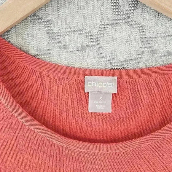 Chico's Hot Pink Tank Top Women's  XL  -7968/8 - Picture 3 of 6